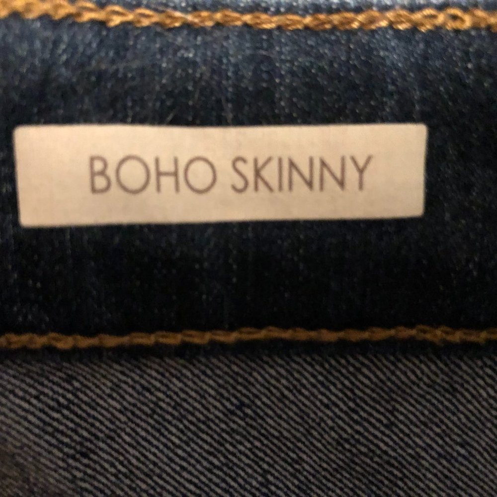 BOHO WOMEN'S PLUS SKINNY JEANS